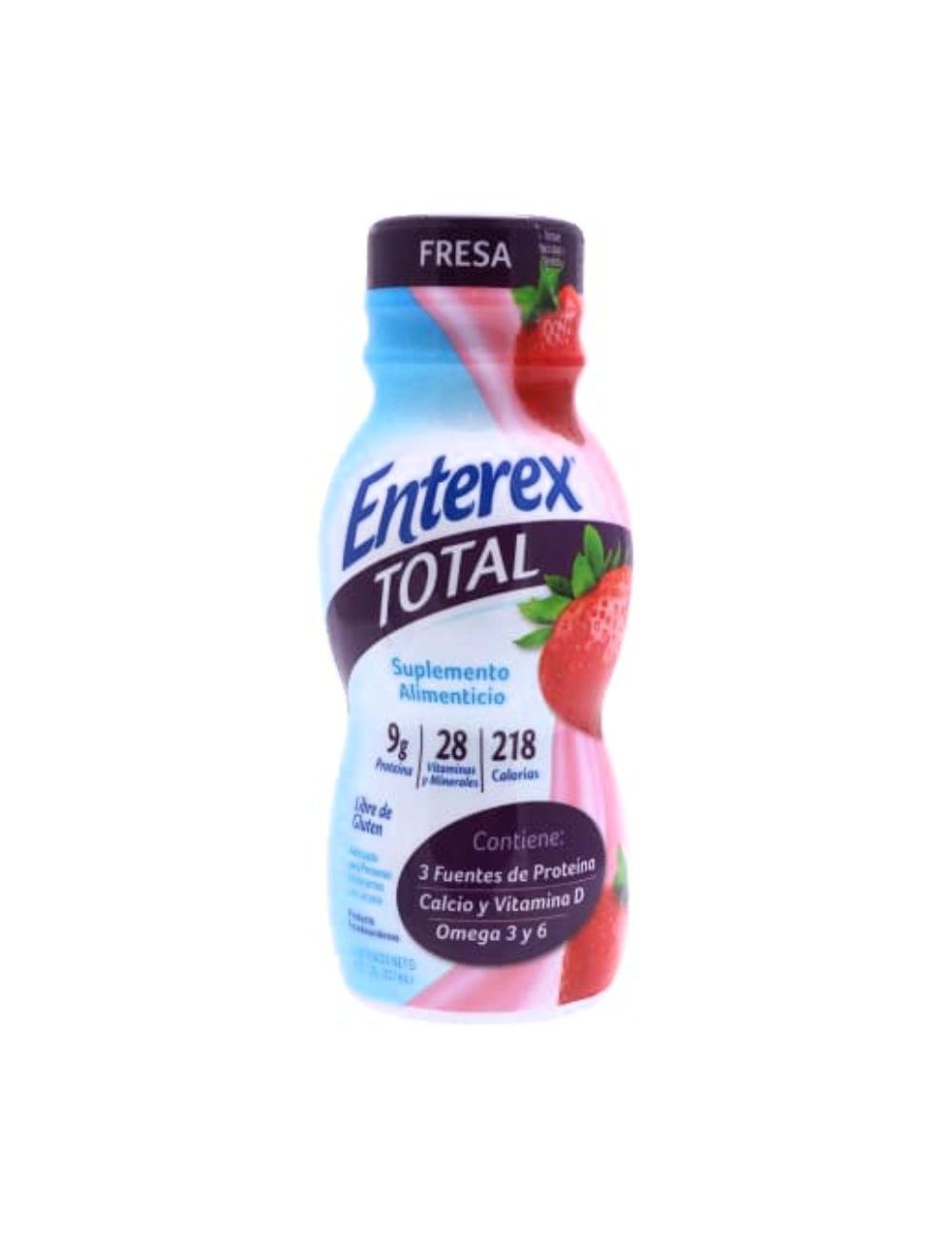 Enterex Total Sabor Fresa Botella Con 237 mL