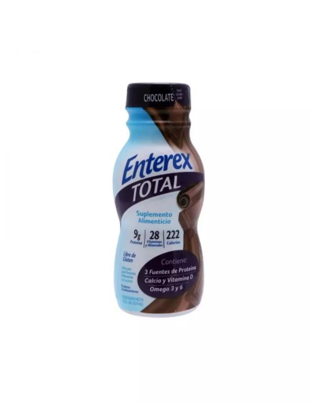 Enterex Total Sabor Chocolate Botella Con 237 mL