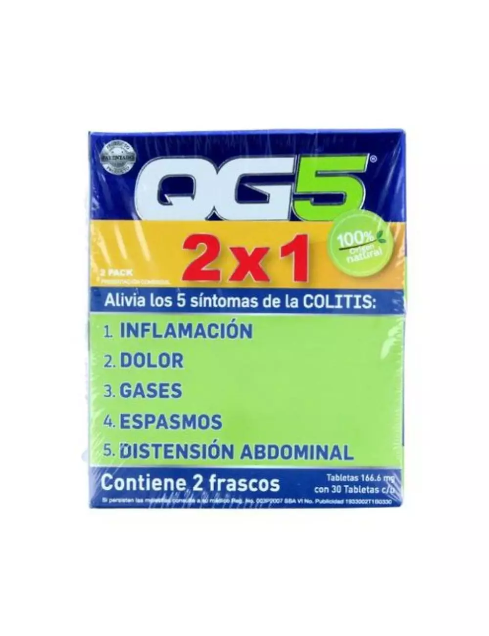 QG5 Caja Con 30 Tabletas DuoPack