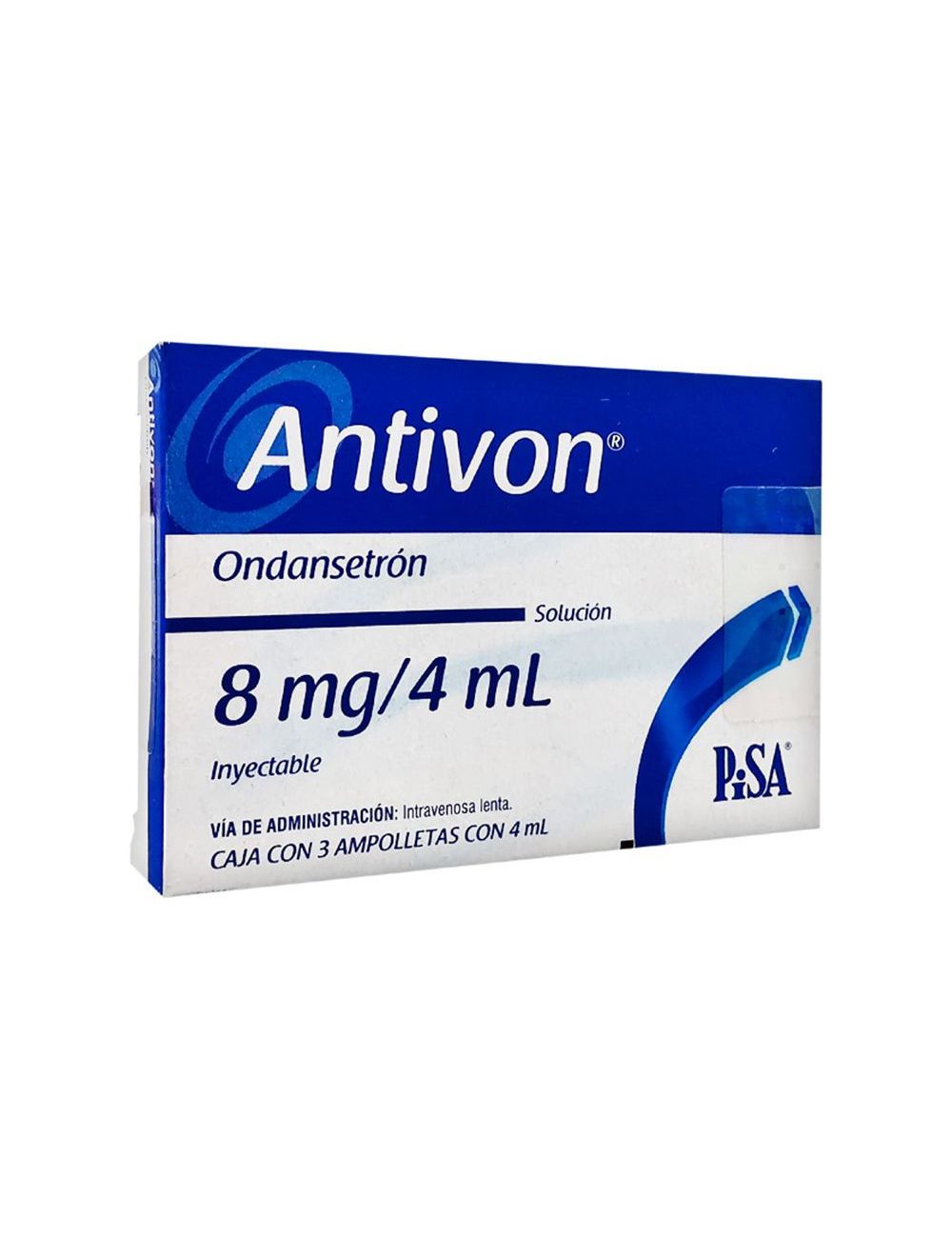 Antivon 8 mg /4 mL Caja Con 3 Ampolletas
