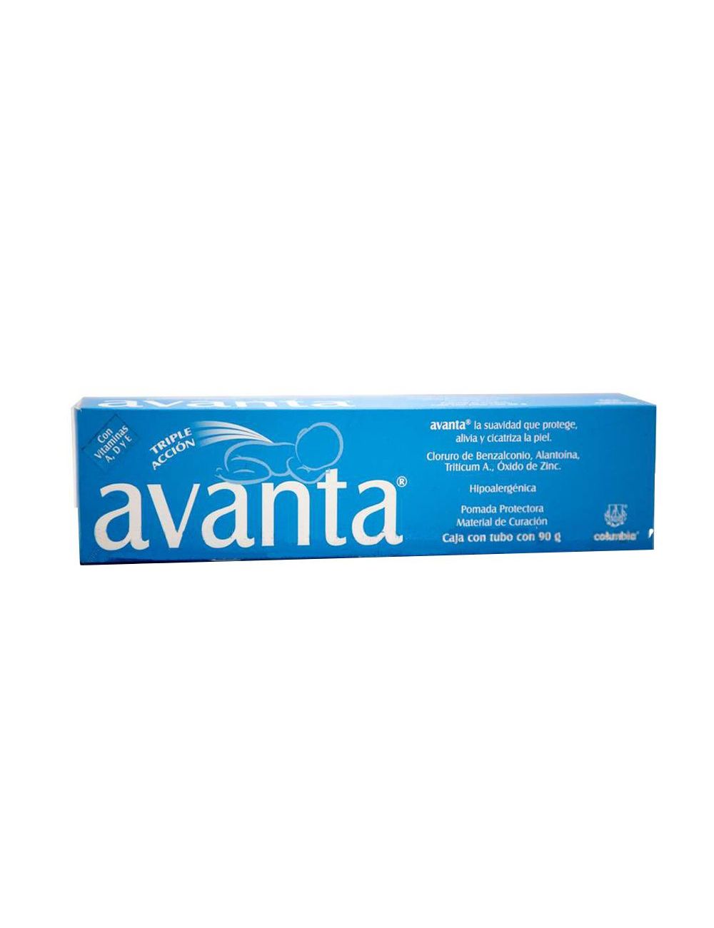 Avanta Pomada Protectora Azul Caja Con Tubo Con 90g