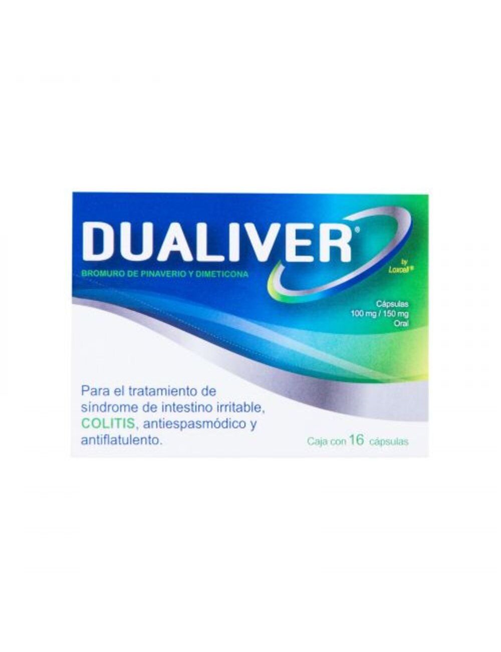 Dualiver 100 mg/150 mg Caja Con 16 Cápsulas