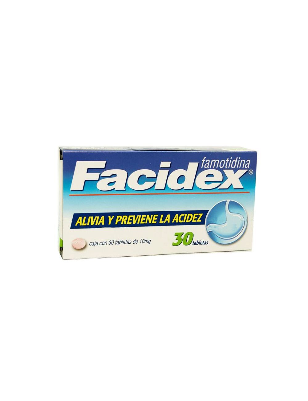Facidex 10 mg Caja Con 30 Tabletas