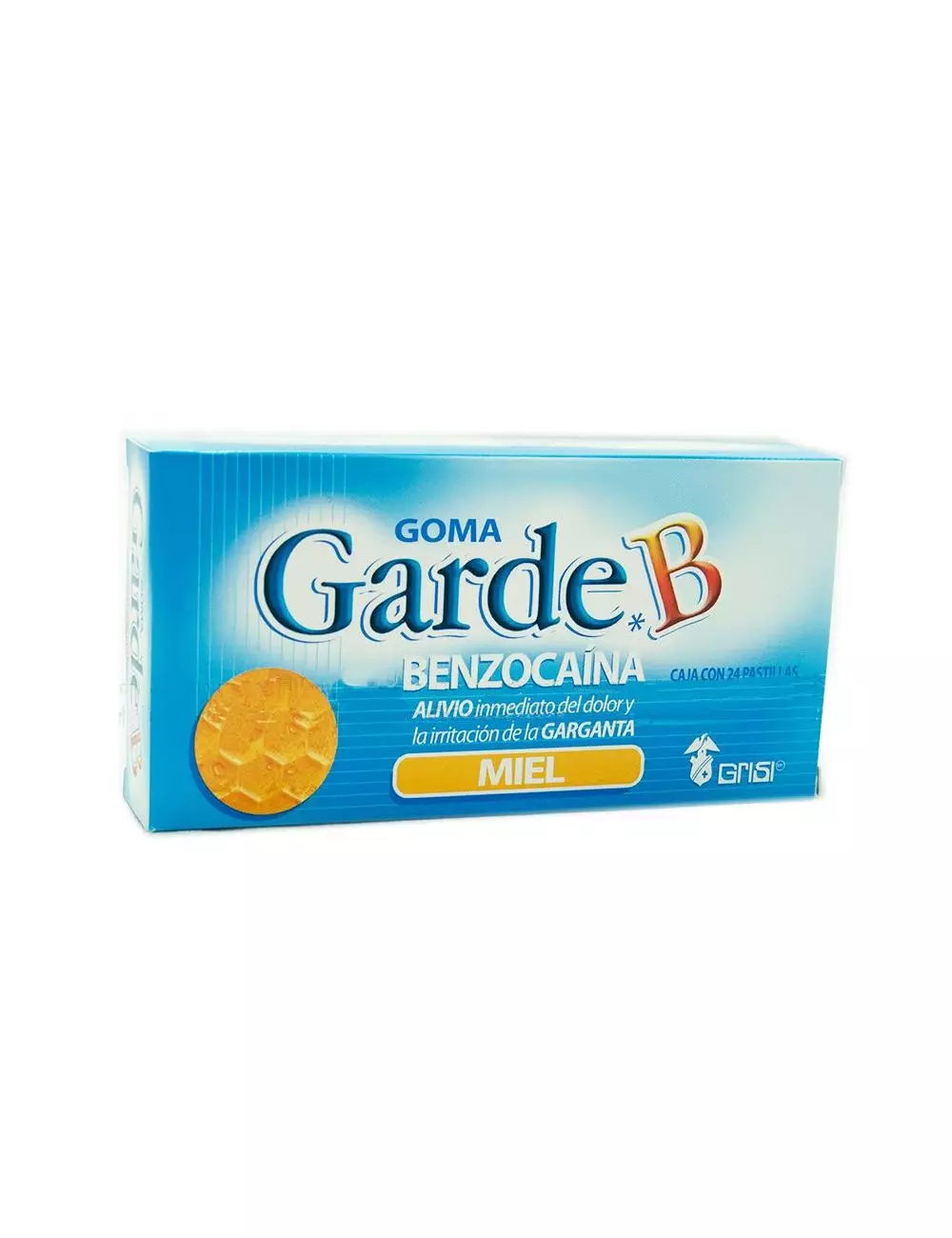 Goma Garde B Caja Con 24 Pastillas Sabor Miel