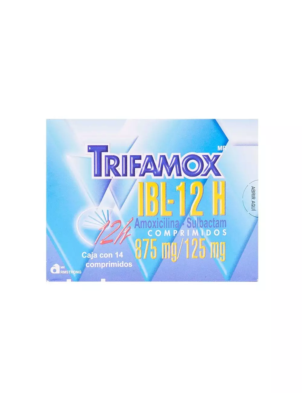 Trifamox-IBL12 H 875 mg /125 mg Caha Con 1 Comprimido -RX2