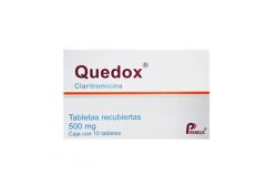 Quedox 500 mg Caja Con 10 Tabletas -RX2