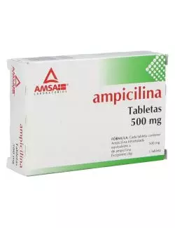 Ampicilina 500 mg Caja Con 20 Tabletas - RX2