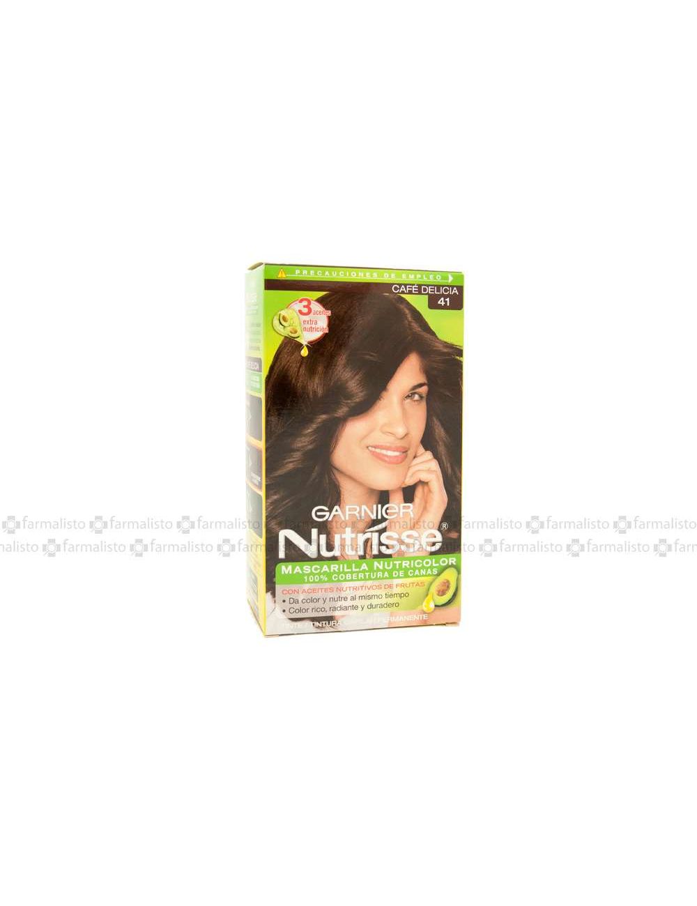 TINTE GARNIER NUTRISSE CAFÉ DELICIA CAJA CON 5 PIEZAS