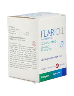 FLARICEL 90 mg - Caja con 28 Cápsulas LP | Acemetacina | Laboratorio Italmex