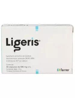 Ligeris 500 mg Caja Con 30 Cápsulas