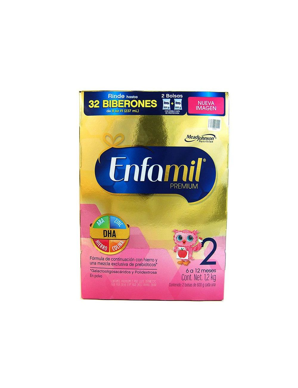 Enfamil Premium 2  6-12 Meses Lata Con 1200 g