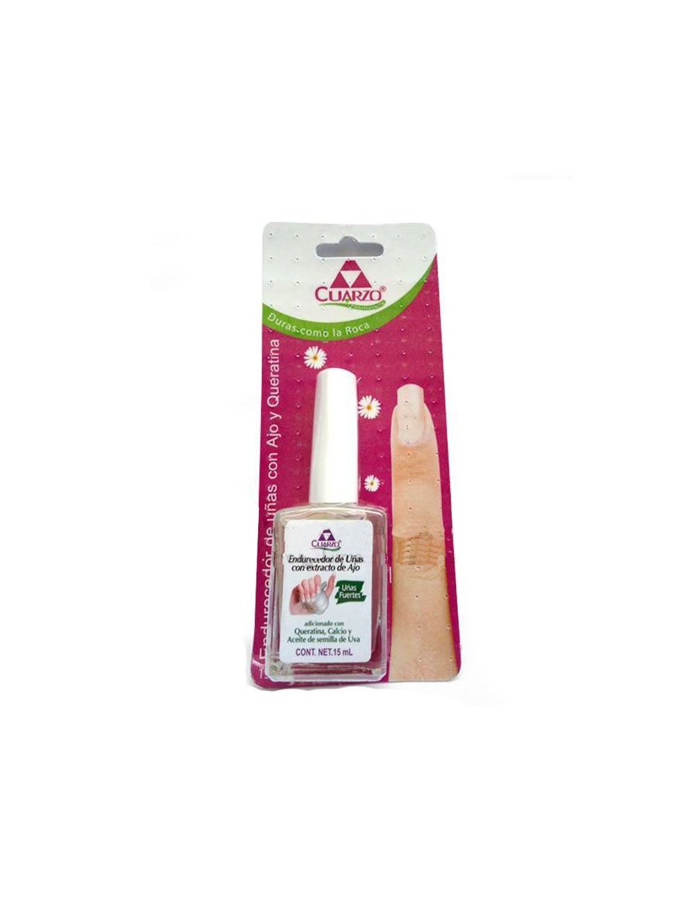 Endurecedor De Uñas Con Ajo y Queratina Frasco Con 15 mL
