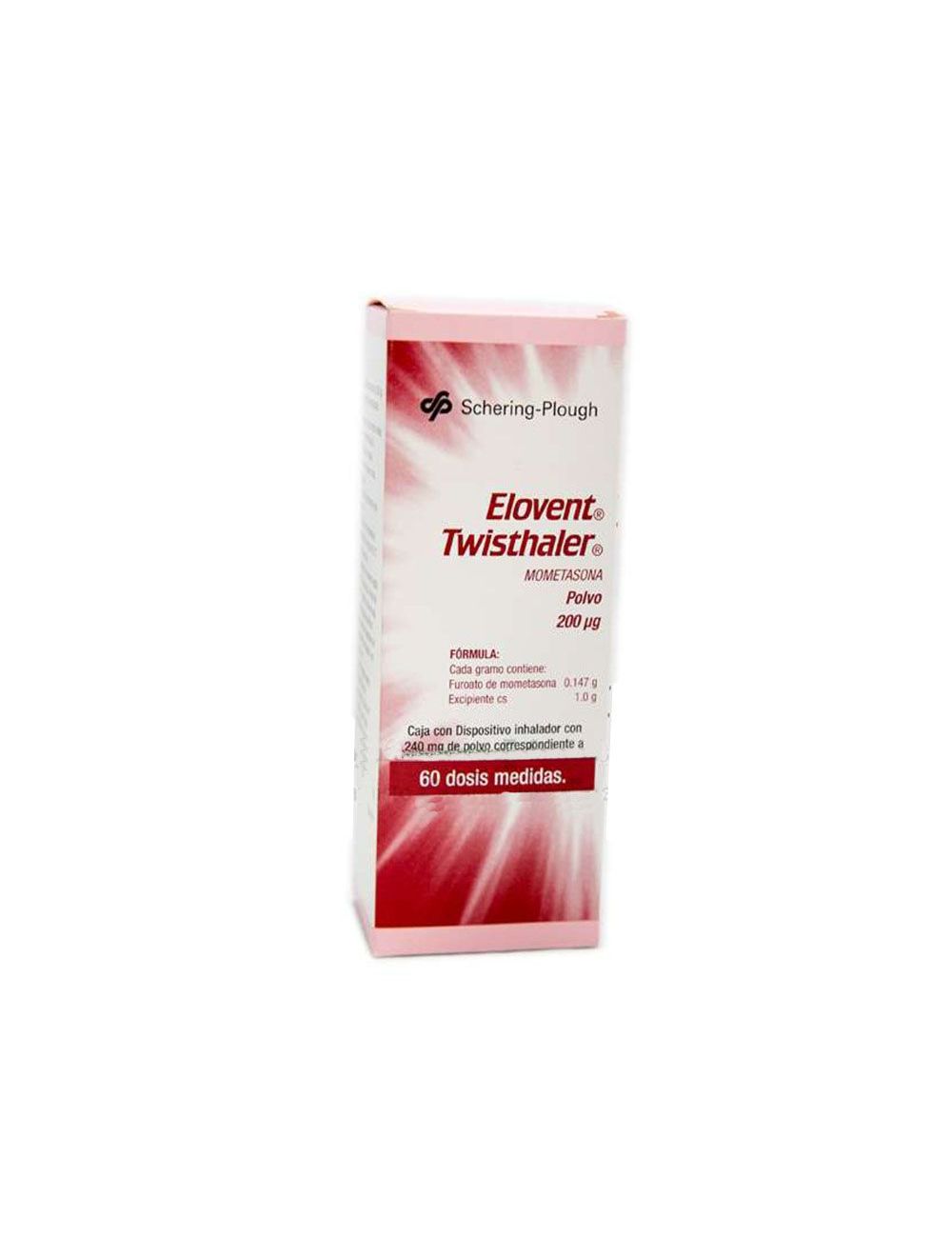 Elovent Twisthaler 200mcg Con Dispositivo inhalador 60 dosis