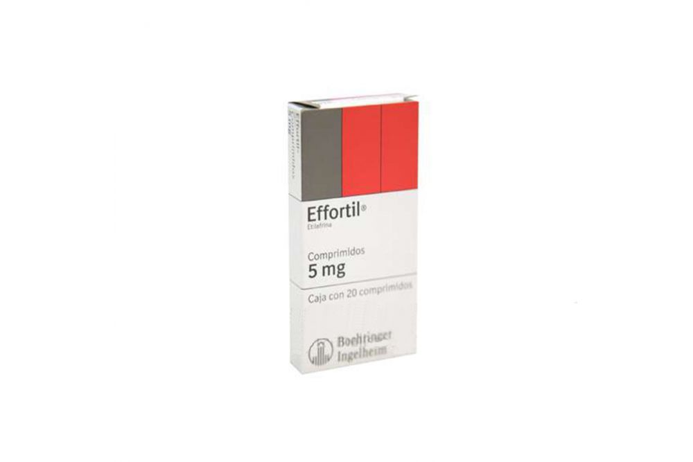 Effortil 5 mg Caja Con 20 Comprimidos
