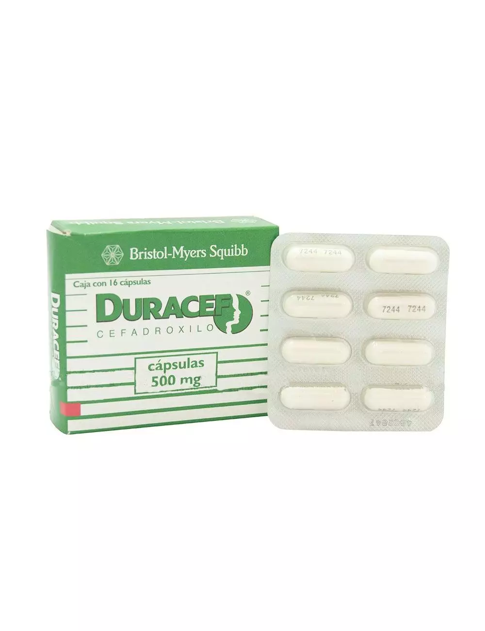 Duracef® 500 mg (Cefadroxilo) - 16 Cápsulas - Bristol Myers Squibb - RX2