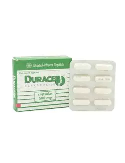 Duracef® 500 mg (Cefadroxilo) - 16 Cápsulas - Bristol Myers Squibb - RX2