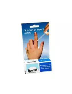 Duofilm Solución Caja Con Frasco Con 15mL y Pincel Aplicador
