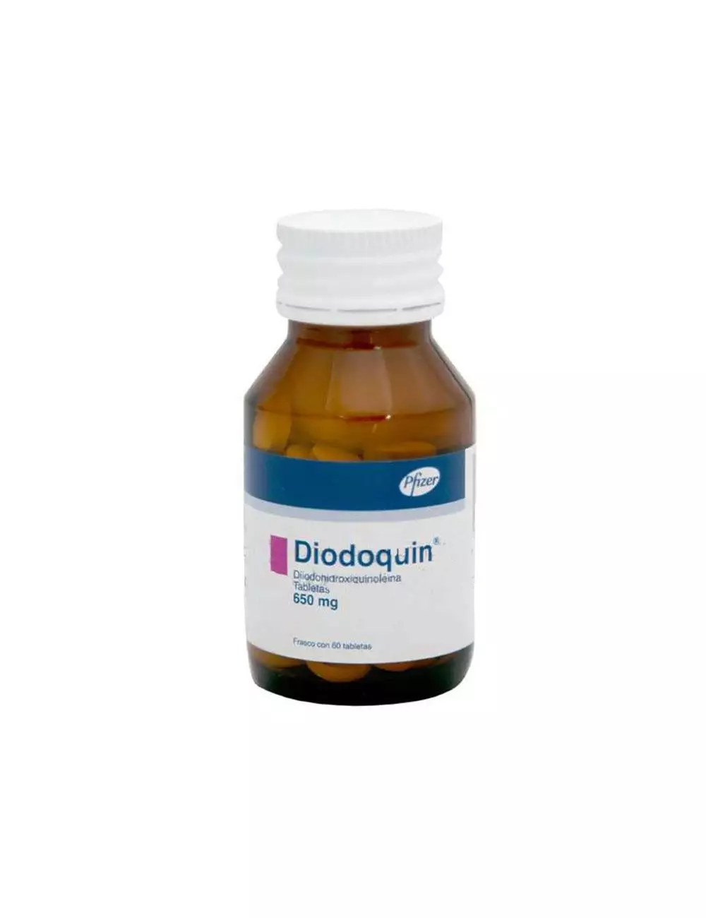 Diodoquin 650 mg Frasco Con 60 Tabletas