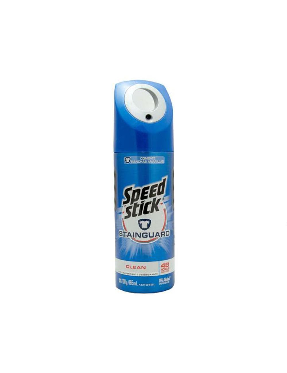 DESODORANTE SPEED STICK STAINGUARD EN AEROSOL CON 165 ML