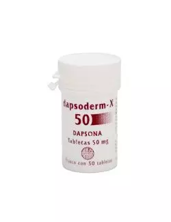 Dapsoderm-X 50 mg Frasco Con 50 Tabletas- RX2