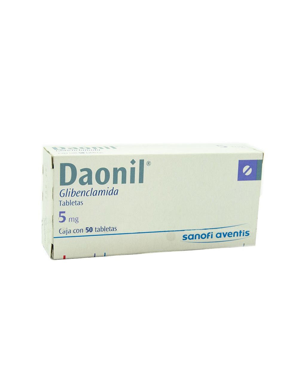 Daonil 5 mg Caja Con 50 Comprimidos