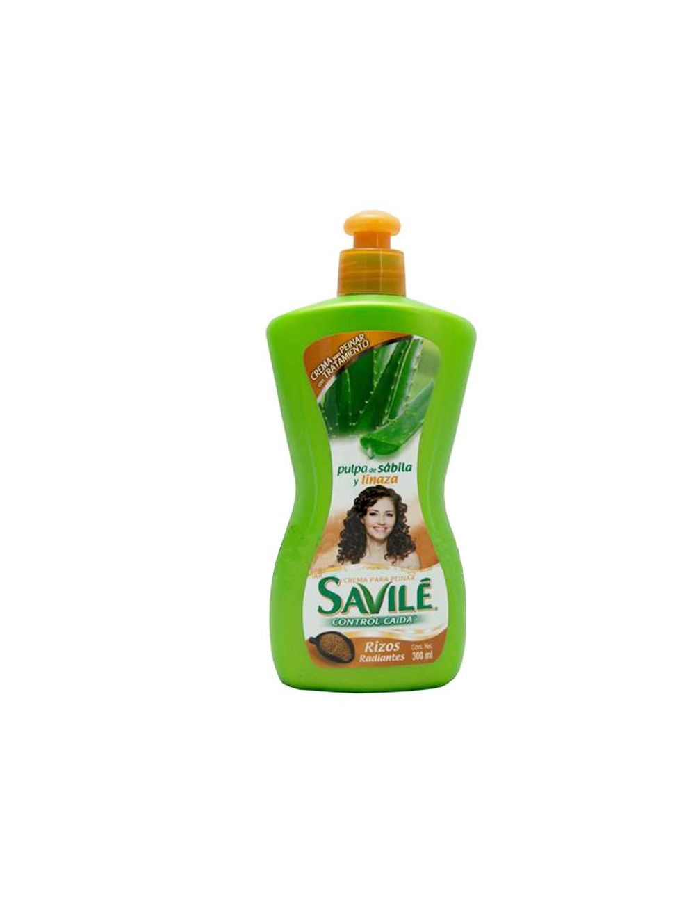 Crema Para Peinar Savilé Control Caída Rizos Radiantes Frasco Con 300 mL