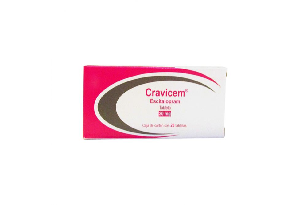 Cravicem 20 mg. Caja 28 Tabletas