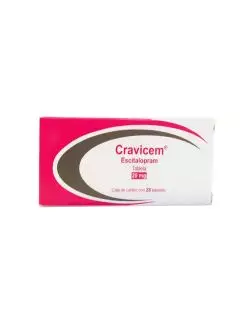 Cravicem 20 mg. Caja 28 Tabletas