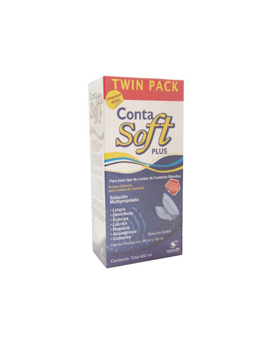 Contasoft Plus Solución Estéril 2 Frasco Con 360 mL Y 120 mL