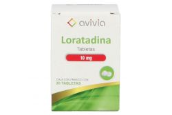 Loratadina 10 mg 20 Tabletas