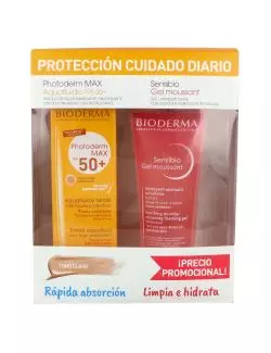 Kit Photoderm MAX Aquafluido Claro 40 mL + Gel Sensibio 100 mL