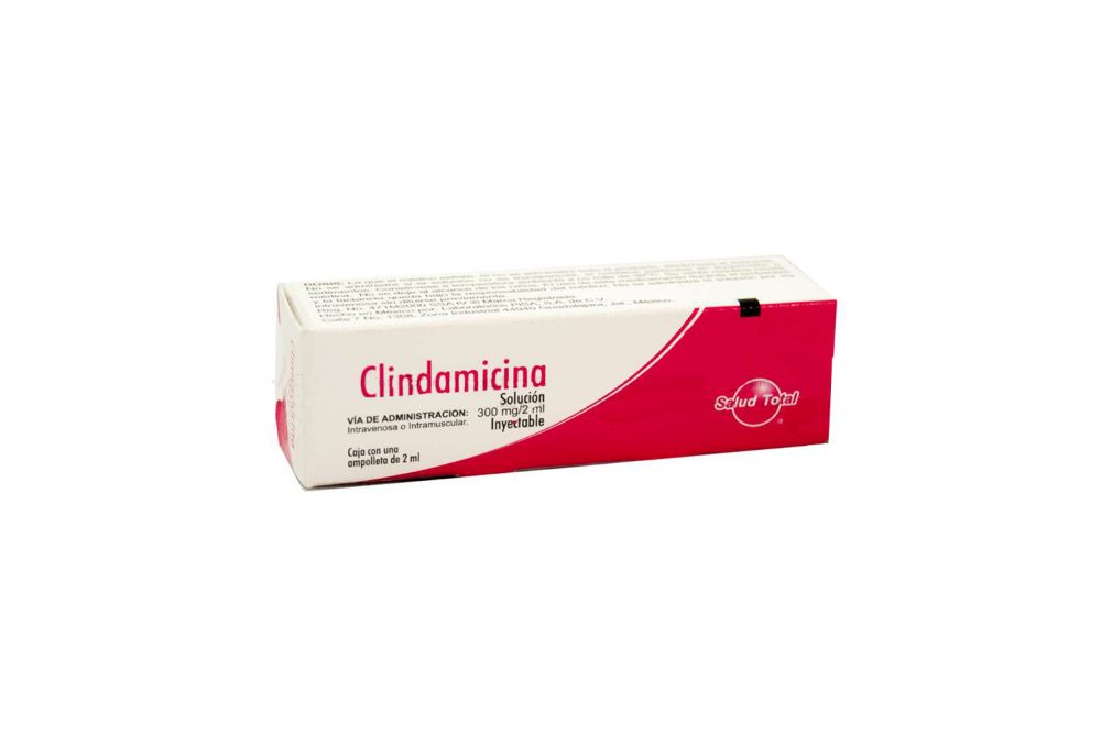 Clindamicina 300mg Caja Con 1 Ampolleta De 2 mL RX2 SDT