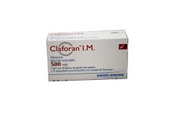 Claforan 500 mg Caja Con 1 Frasco Ámpula Con Polvo Y Ampolleta Diluyente -RX2