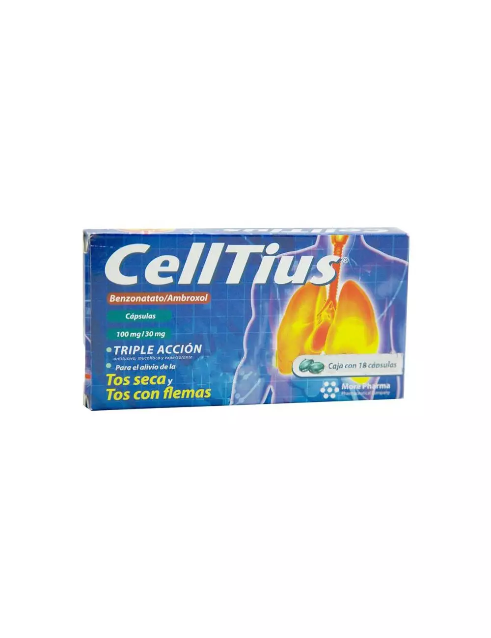 Celltius 100mg/30mg Caja Con 18 Cápsulas