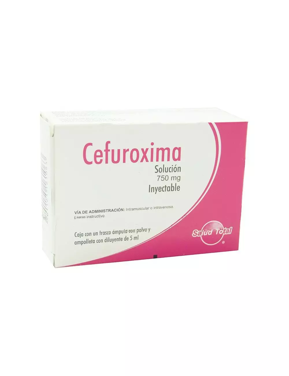 Cefuroxima 750 mg  Solución Inyectable Frasco Ámpula Con 5 mL -RX2