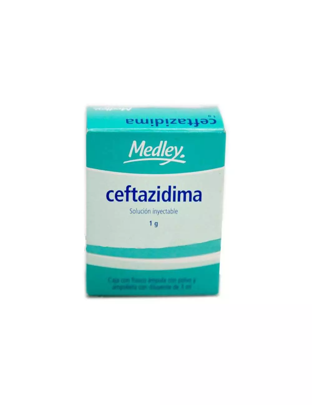 Ceftazidima 1 g Solución Inyectable Frasco Ámpula y Ampolleta -RX2