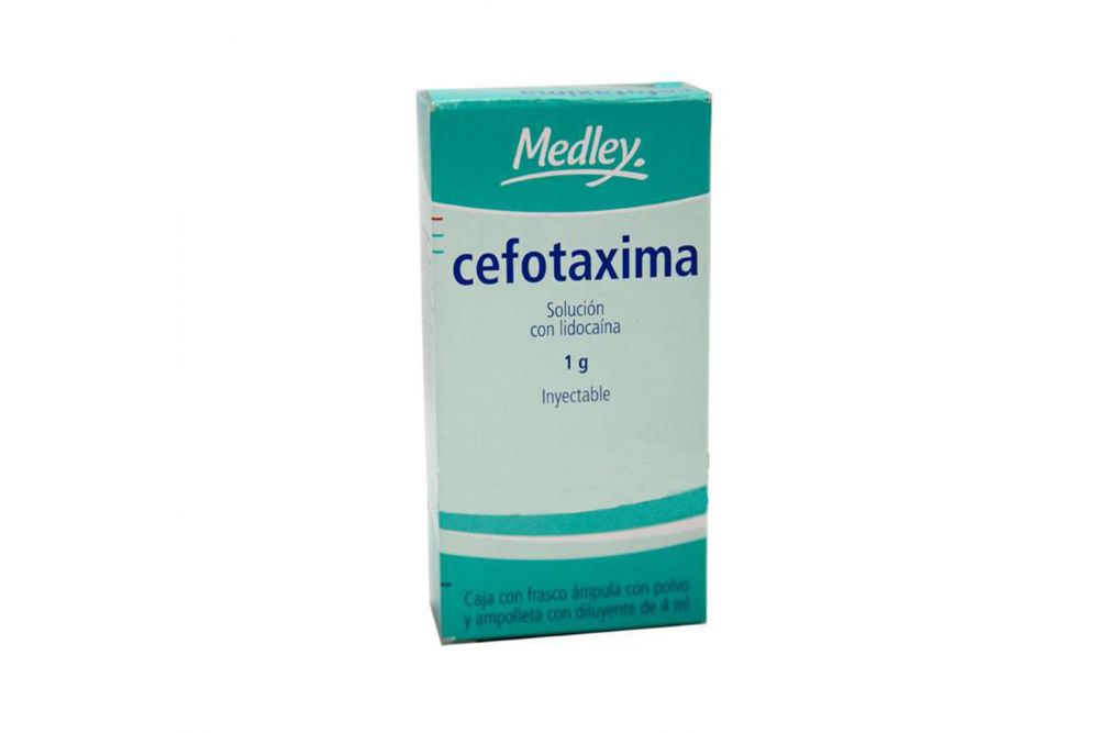 Cefotaxima 1 g Solución Inyectable Frasco Ámpula -RX2