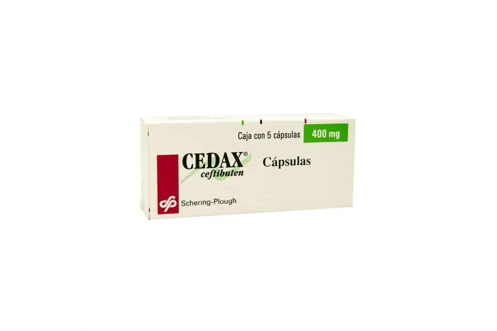 Cedax 400mg Caja Con 5 Cápsula -RX2