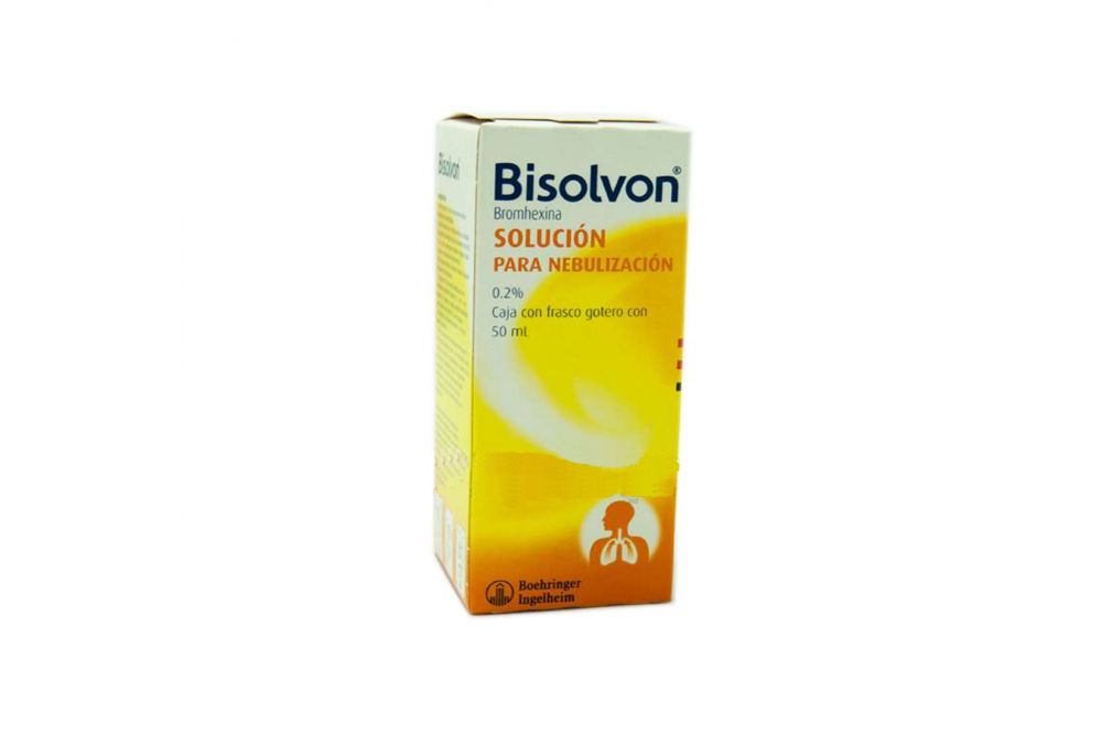 Bisolvon 0.2% Solución Caja Con Frasco Gotero Con 50 mL