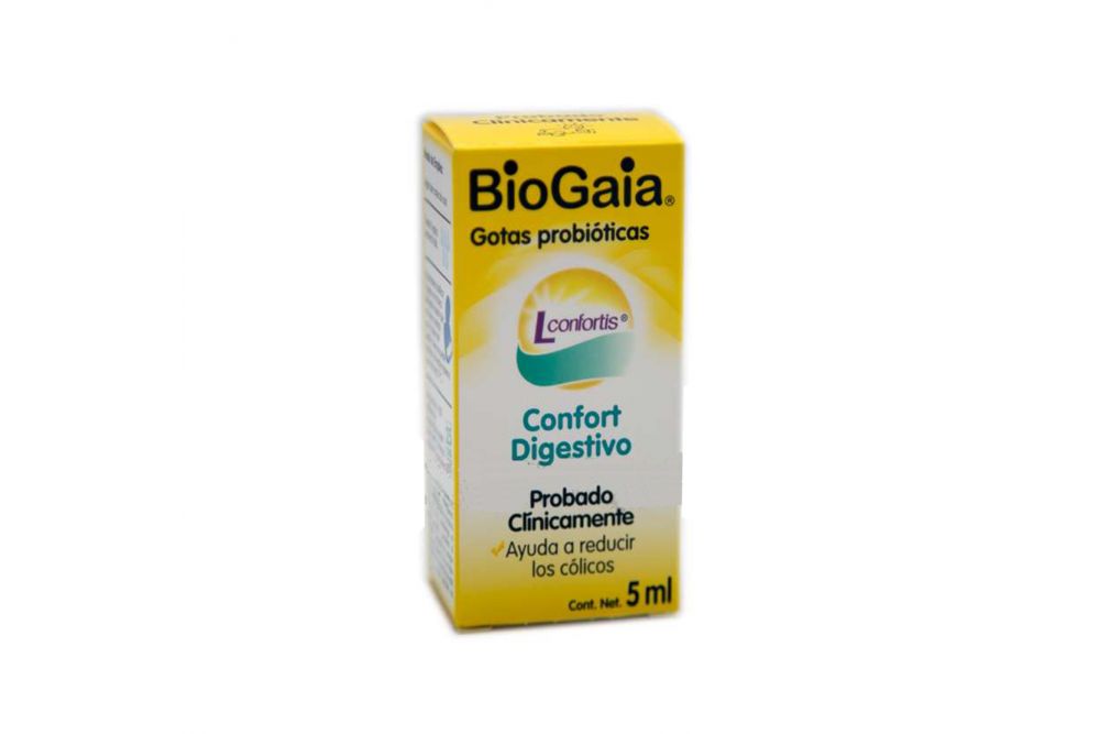 BioGaia Gotas Probióticas Confort Digestivo Caja Con Frasco Con 5 mL