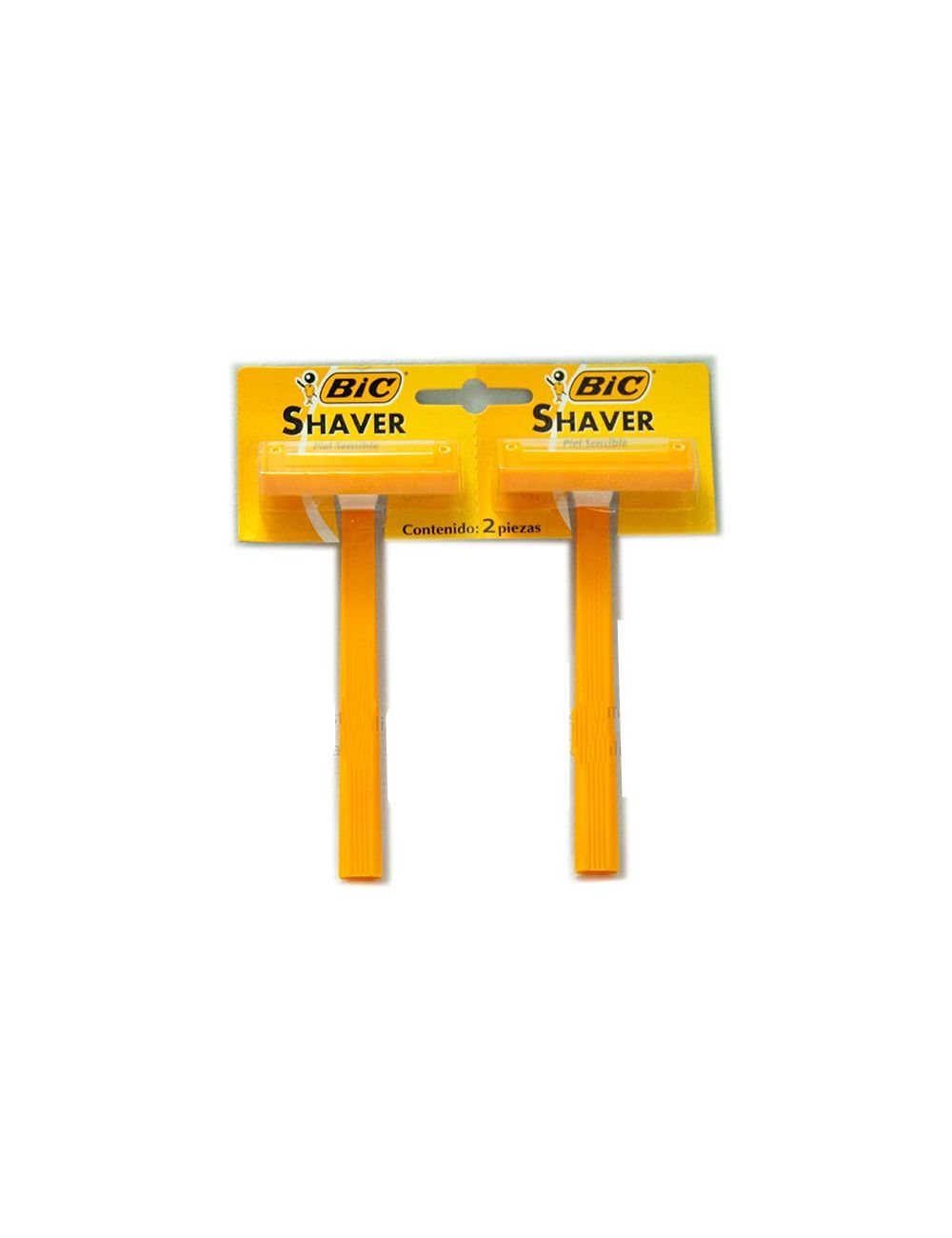 BiC Shaver Piel sensible Empaque Con 2 Piezas