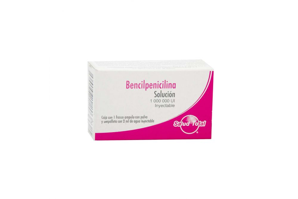 Bencilpenicilina 1 M.U.I Solución Inyectable Frasco Ámpula -RX2