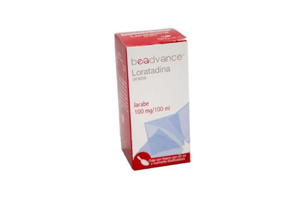 Be-Advance Loratadina Jarabe 100 mg/ 100 mL Frasco Con 60 mL