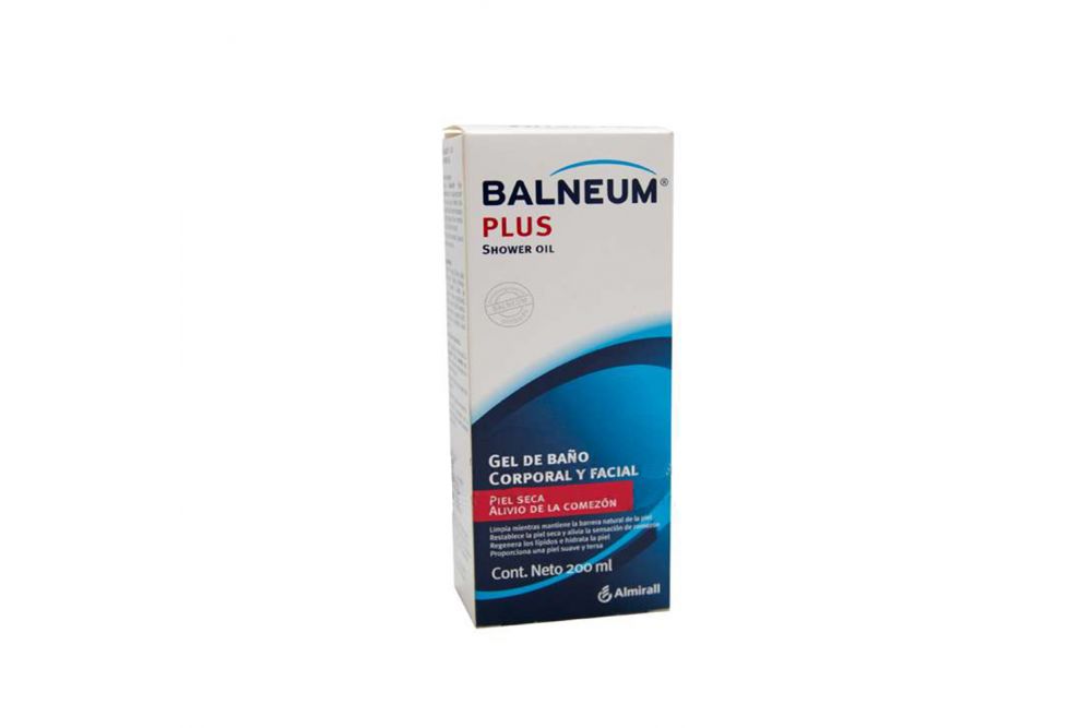 Balneum Plus Shower Oil Gel De Baño Corporal Y Facial Frasco Con 200 mL
