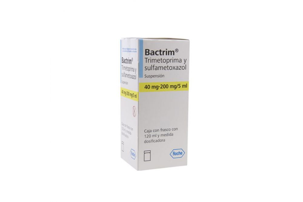 Bactrim Suspensión 40 mg/200 mg/5 mL Caja Con Frasco Con 120mL - RX2