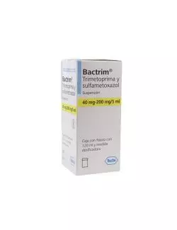 Bactrim Suspensión 40 mg/200 mg/5 mL Caja Con Frasco Con 120mL - RX2