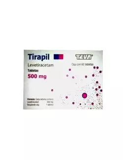 Tirapil® 500 mg (Levetiracetam) - 60 Tabletas - Teva