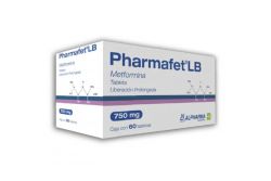 Pharmafet Lb 750 mg Caja Con 60 Tabletas De Liberación Prolongada