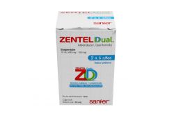 Zentel Dual 400/100 mg Suspensión Frasco 10 mL