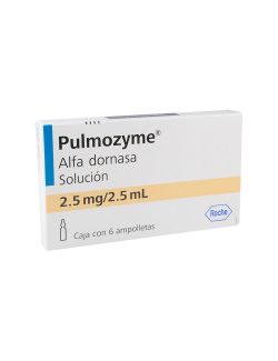 Pulmozyme® 2.5 mg/2.5 ml (Alfa Dornasa) - 6 Ampolletas - Roche - RX3